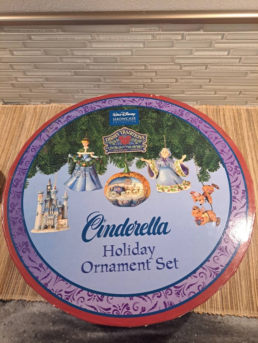 Cinderella Holiday Ornament Set by Jim Shore Disney Traditions - Picture 1 of 14